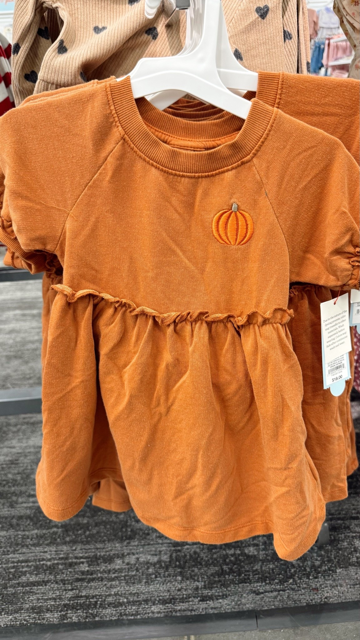 Adorable toddler dress #target #targetstyle #pumpkinoutfit #toddlergirl