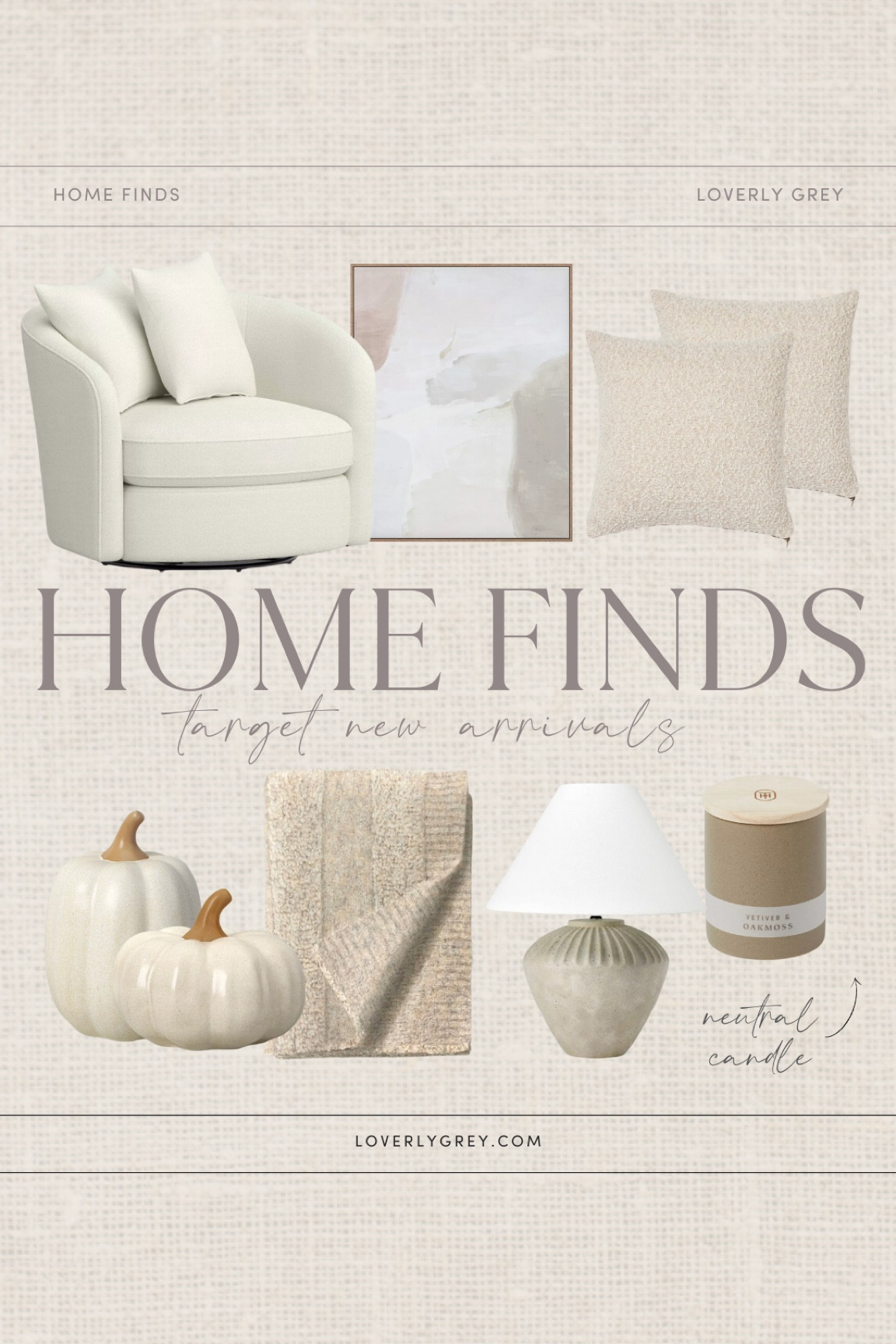 Loving all these neutrals! #ad #TargetPartner #Target #TargetStyle @target @targetstyle

Loverly Grey, Target finds, home finds, home decor, home inspo, fall decor 

#LTKHome #LTKSeasonal
