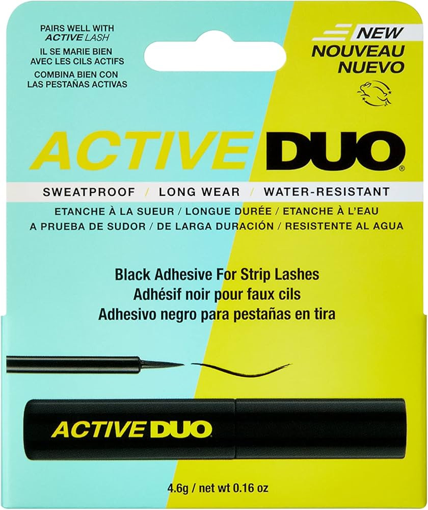 Active Duo Black Adhesive for Strip Lashes 4.6g / net wt 0.16 oz | Amazon (US)