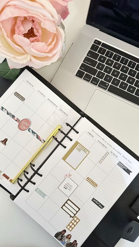 Starting the new year with a fresh new planner from @goldmineandcoco #ad It has the perfect layout and pages for me to organize my goals, ideas, tasks and lists! They also have so many fun accessories and stickers 😍 Link in bio #goldmineandcoco #goldmineandcocopartner #planyourluxelife 

#LTKhome #LTKSeasonal #LTKworkwear