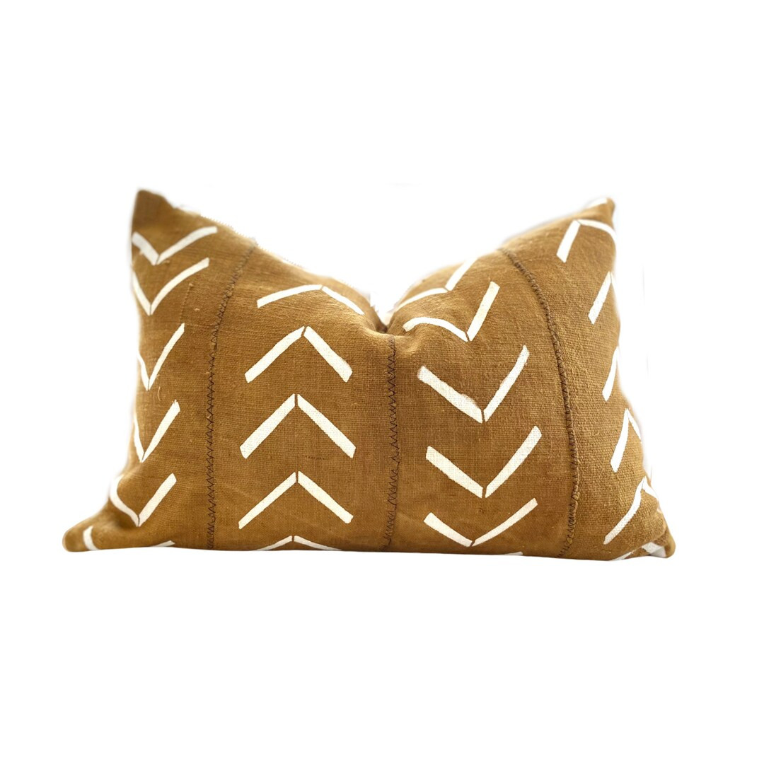 THE WESTEN BROWN  Authentic African Mudcloth  Pillow Cover - Etsy | Etsy (US)