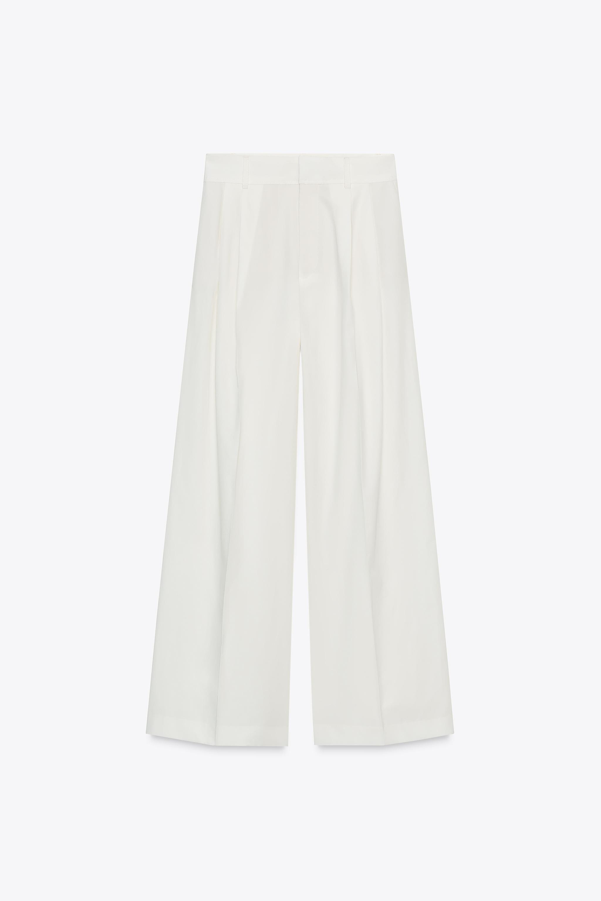 PLEATED PANTS WITH FLAPS | Zara US