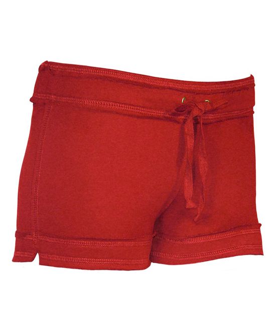 Red Drawstring Shorts - Women | Zulily