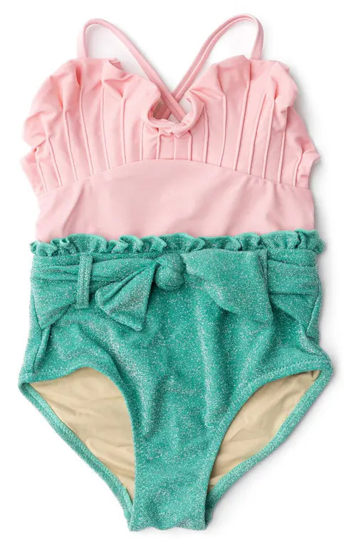 Shade Critters H20 Shimmer One-Piece Swimsuit in Multi at Nordstrom, Size 18-24M | Nordstrom