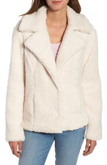 Women's Caslon Faux Shearling Jacket | Nordstrom