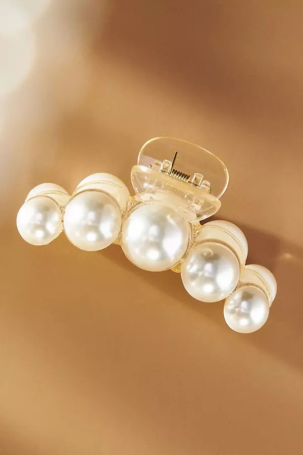 Pearl Claw Clips, Set of 2 | Anthropologie (US)