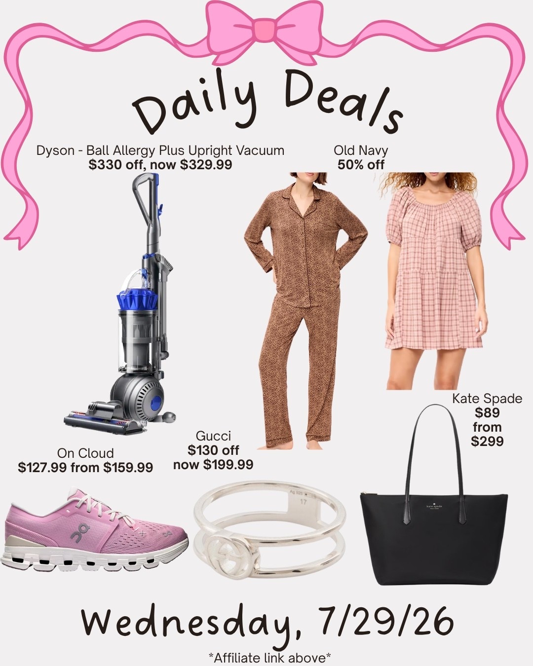 Daily deals

#LTKHome #LTKMidsize #LTKSaleAlert