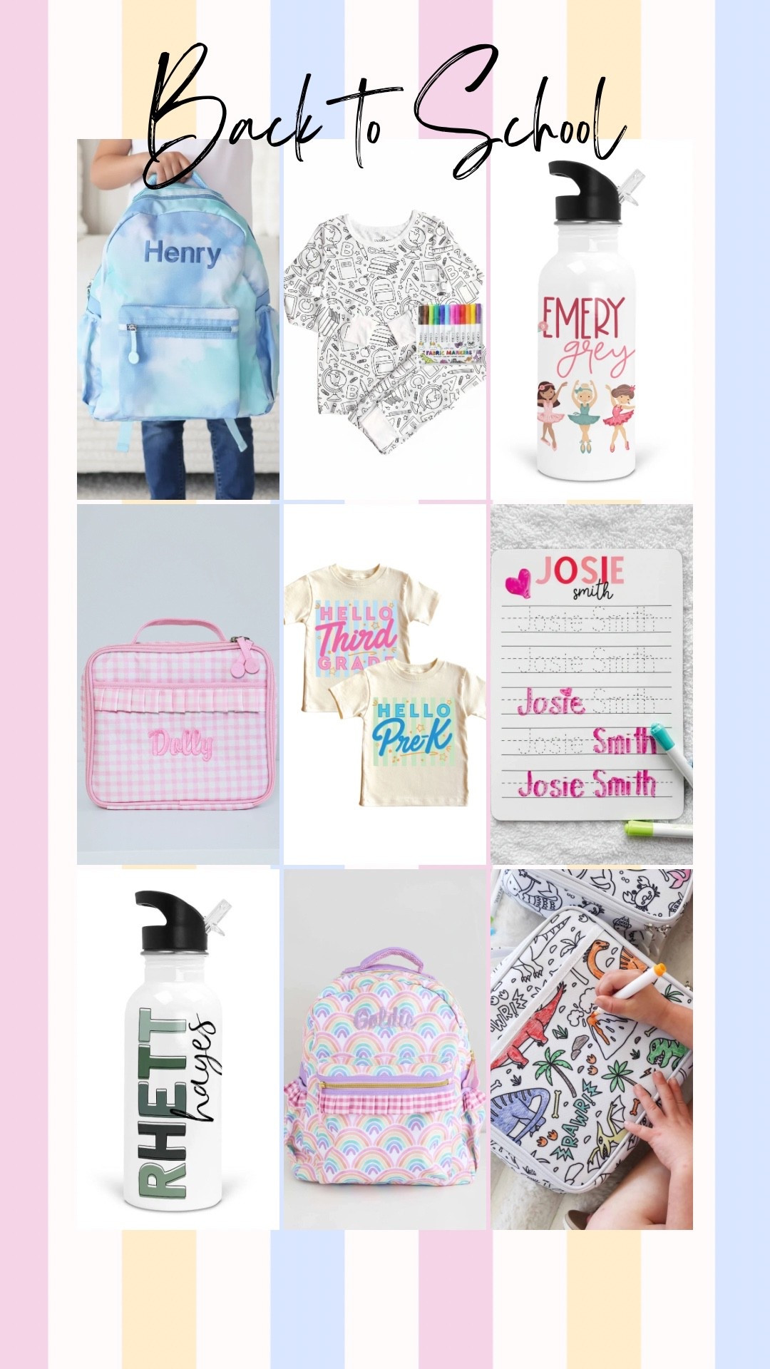 Code CJ20 for 20% off! Personalized backpack, lunchbox, water bottle & more. Back to school, school supplies

#LTKmomlife #LTKKids #LTKBaby