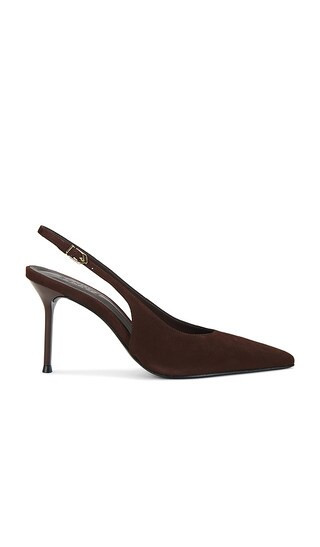 Schutz Alicia Sling Pump in Brown. - size 7.5 | Revolve Clothing (Global)