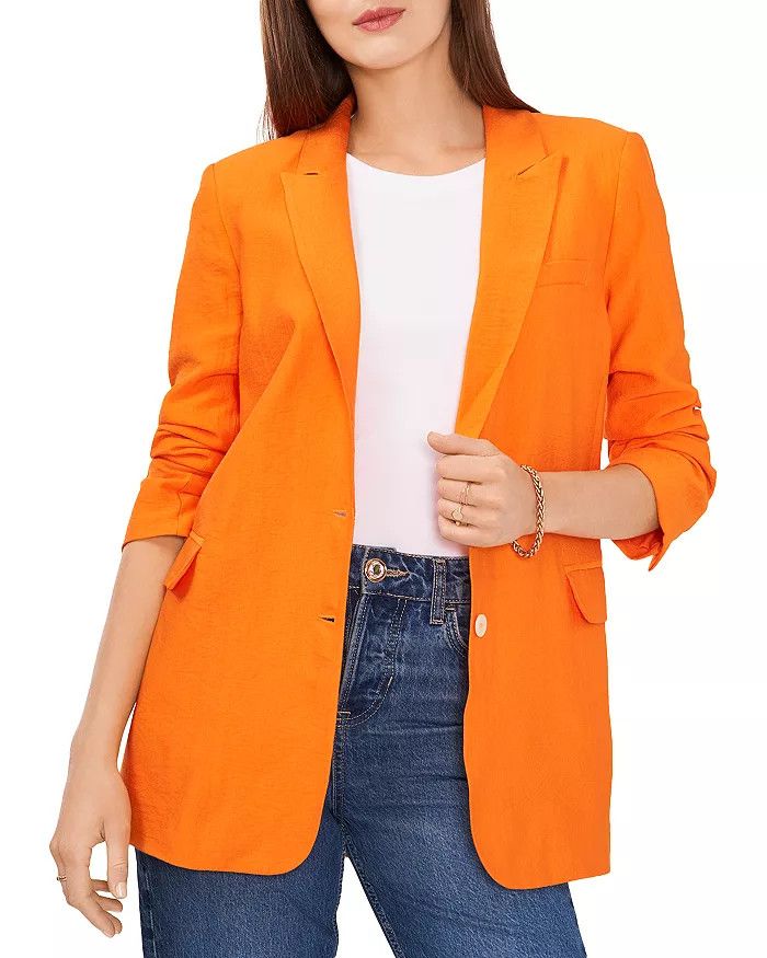 Notched Collar Blazer | Bloomingdale's (US)