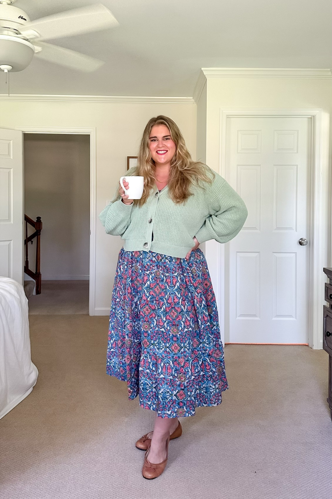 Loving this cozy fall transitional outfit! The dress is from the Carla Kiley Collection (not yet on LTK), paired with comfy Vionics shoes, a Madewell necklace, and a perfect sweater from H&M (similar styles available now). It's the ultimate mix of style and comfort as we head into cooler weather! #FallFashion #TransitionalOutfit #CurvyStyle #VionicsShoes #MadewellJewelry #HMFinds #LTKCurves

#LTKShoeCrush #LTKWorkwear #LTKPlusSize