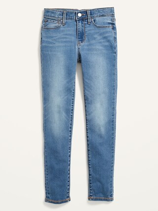 High-Waisted Built-In Tough Rockstar Super Skinny Jeggings for Girls | Old Navy (US)