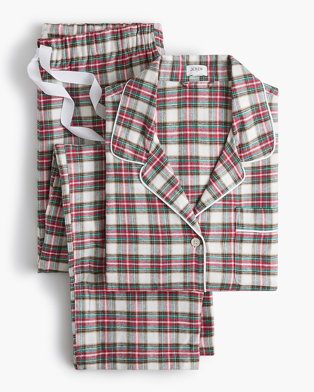 Plaid flannel pajama set | J.Crew Factory