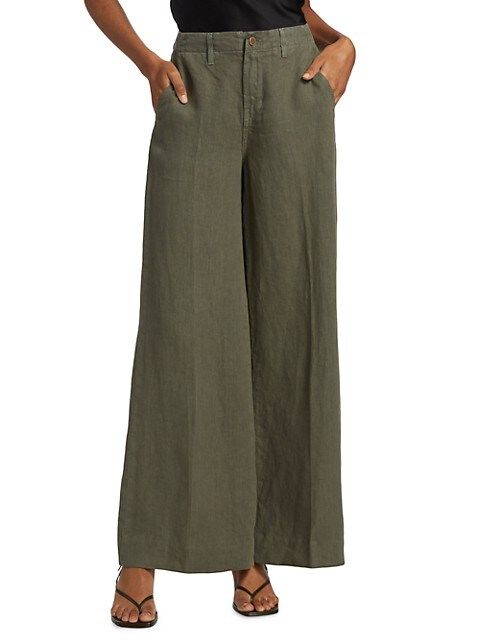 Brie Linen Wide Leg Pants | Saks Fifth Avenue