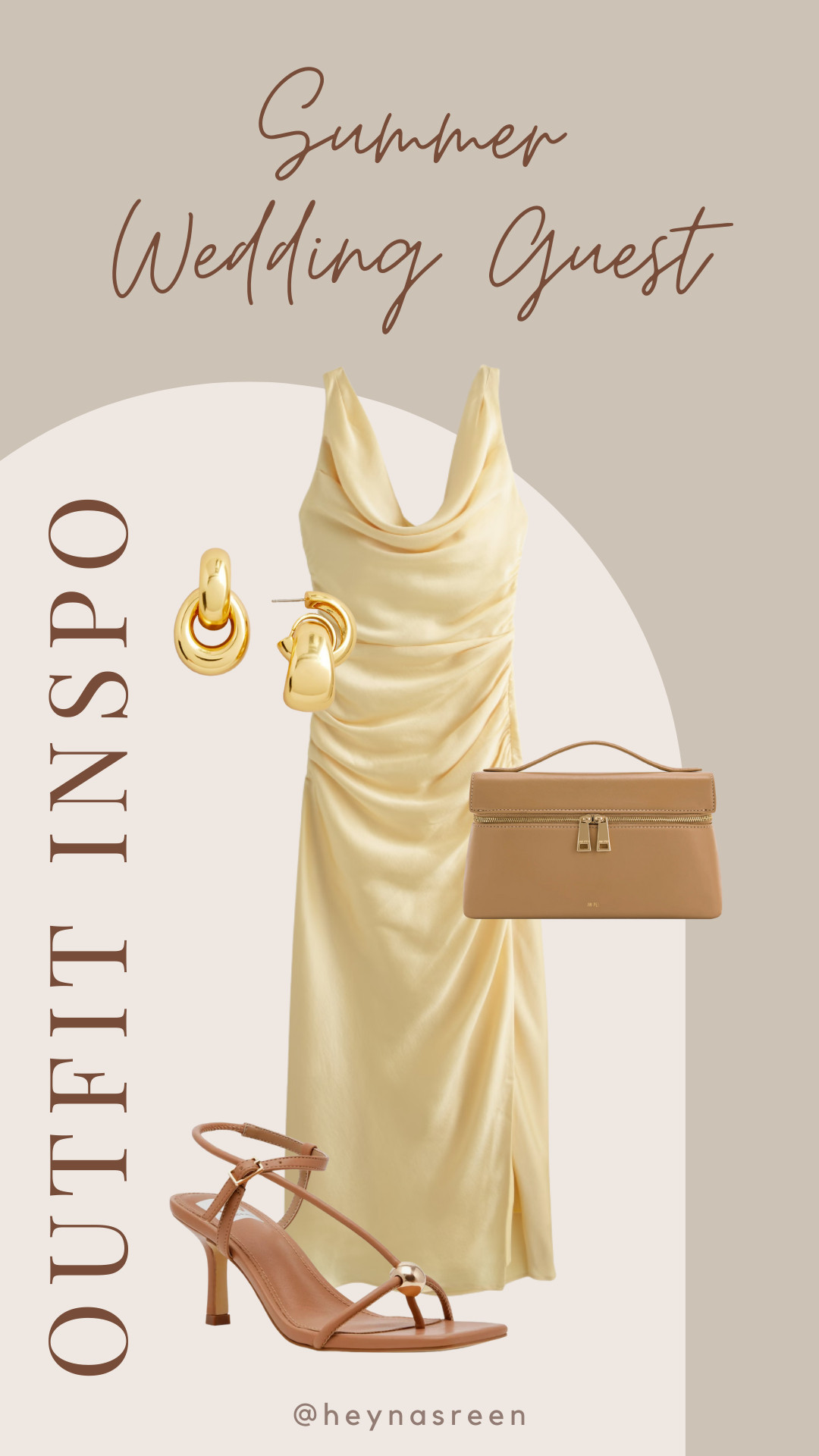 SUMMER WEDDING GUEST OUTFIT: Butter yellow Abercrombie dress with neutral and gold accessories! Such a trendy color and gorgeous draped dress. 

 

#LTKStyleTip #LTKShoeCrush #LTKWedding