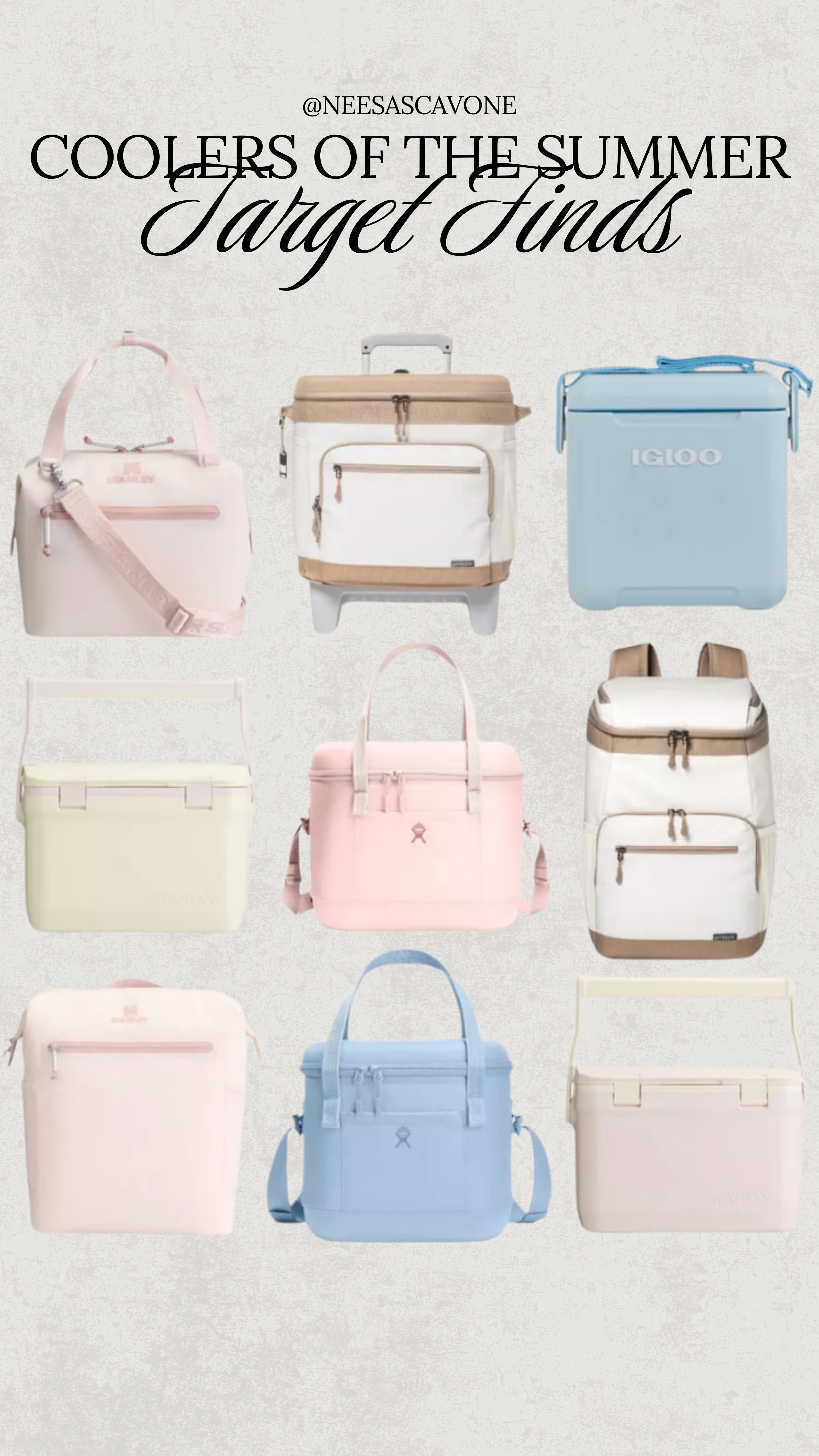 Cool, Cute + Functional 🧊☀️
Summer just got a whole lot chicer with these dreamy coolers from Target! Whether you're beach-bound, park-hopping, or poolside lounging—these pastel picks keep your drinks cold and your aesthetic on point. 🌸💧

Linked all my fave stylish finds so you're ready for every sunny day plan!

#TargetFinds #CoolersOfTheSummer #SummerEssentials #LTKSummer #LTKUnder100 #TargetStyle #PicnicReady #BeachDayVibes #CoolerGoals #PastelAesthetic #LTKMom #WeekendReady #SummerMustHaves 

 

#LTKHome #LTKSummerEdit #LTKSwim #LTKTravel