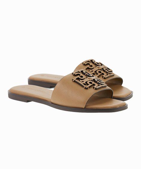 Tory Burch Almond Flour Ines Leather Slide - Women | Best Price and Reviews | Zulily | Zulily