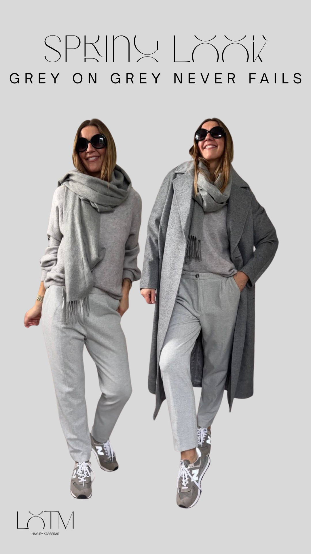 Love this effortless, spring look in monotone Grey.  
Trousers I am wearing are a few years old from The White Company, so I have linked similar. ❤️
 #LTKFashionMonth #LTKspringtrends 

#LTKstyletip