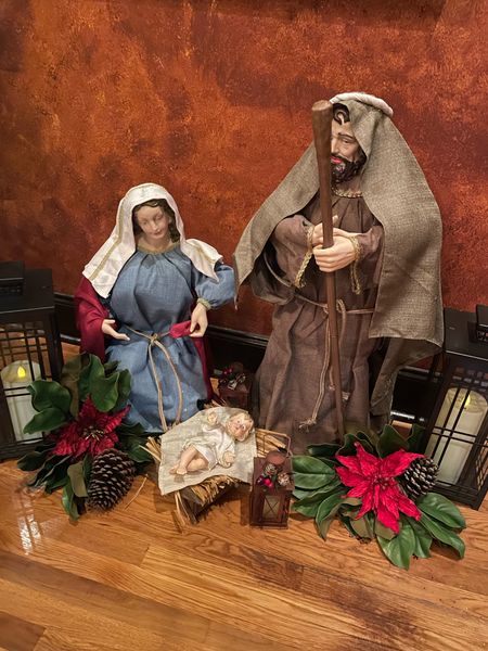 Home Depot Christmas 
Nativity set
Plastic 


#LTKhome #LTKSeasonal #LTKHoliday