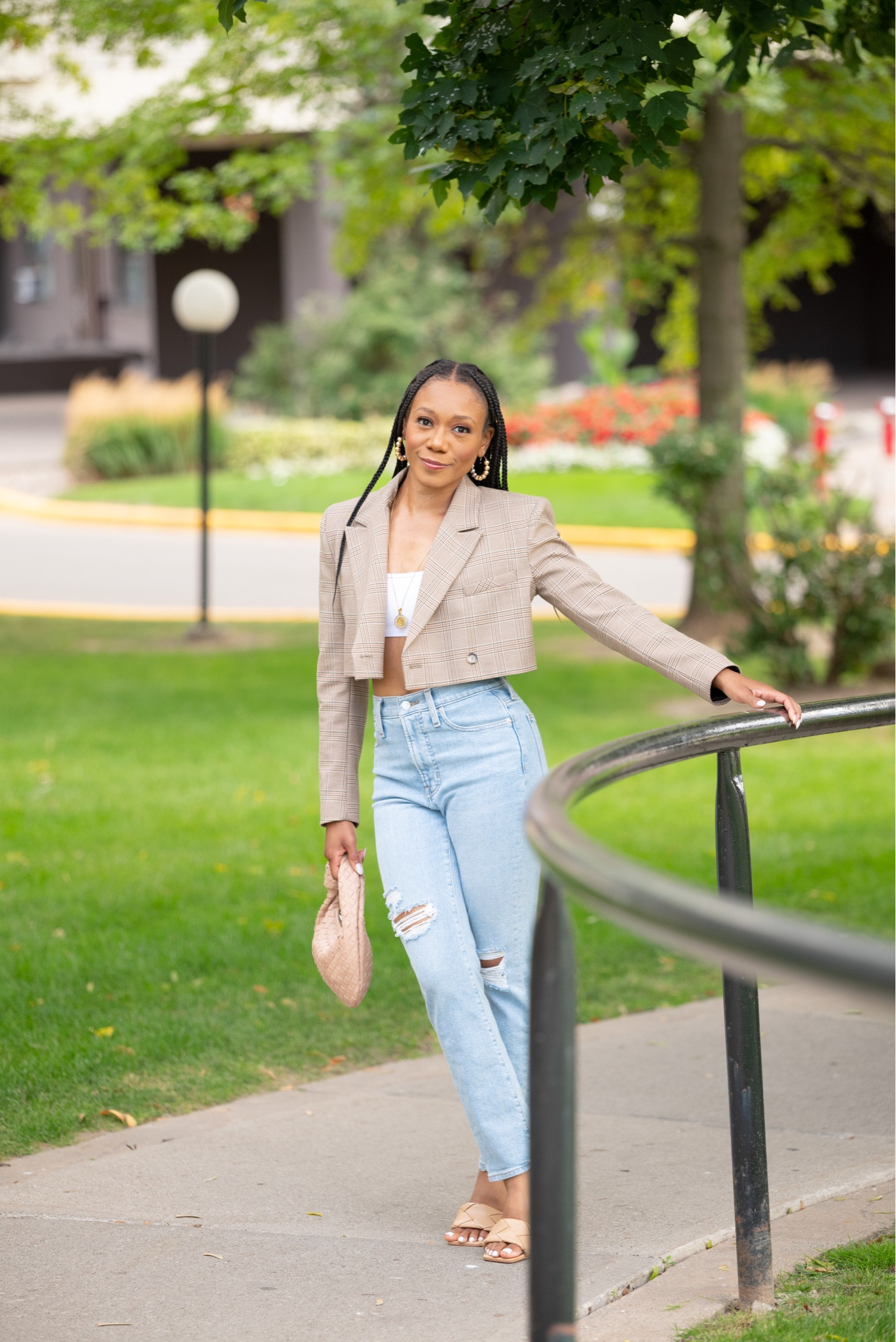 A fall outfit you can take from day to night. 
Cropped blazer, fall outfit, denim, 

#LTKHoliday #LTKstyletip #LTKSeasonal