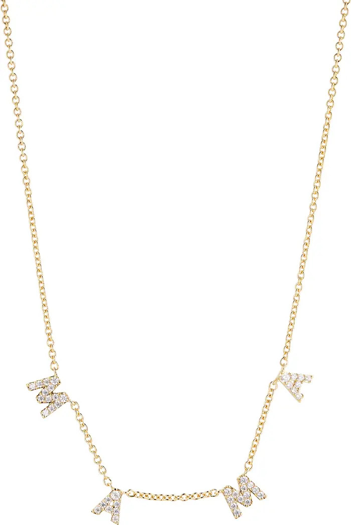Mama Pavé Shaky Pendant Necklace | Nordstrom