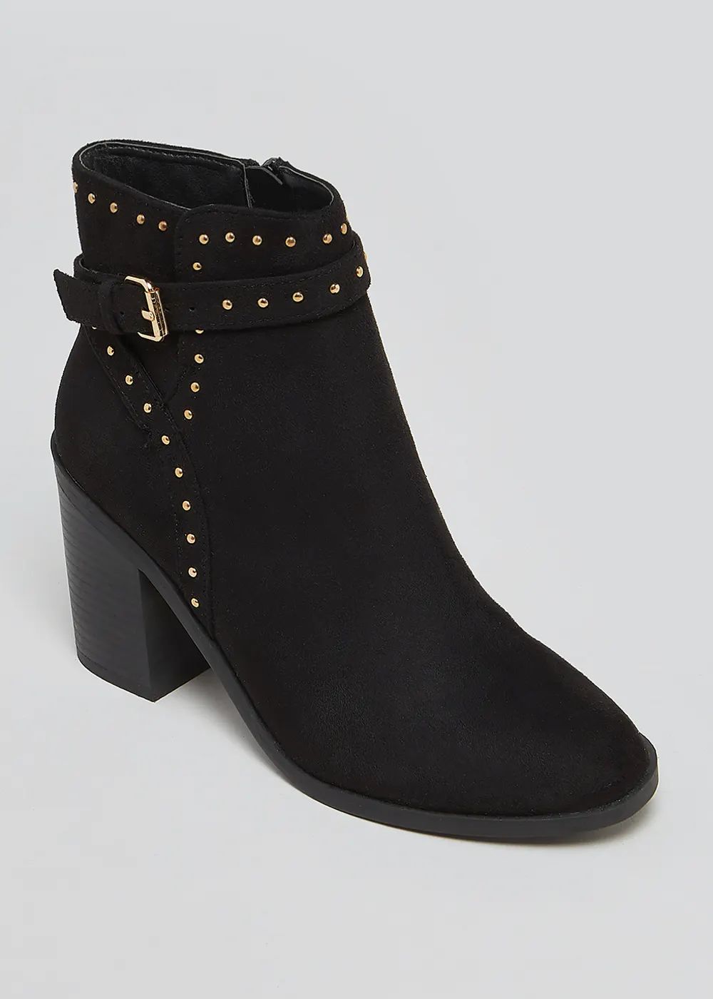 Studded Ankle Boots – Black | Matalan (UK)
