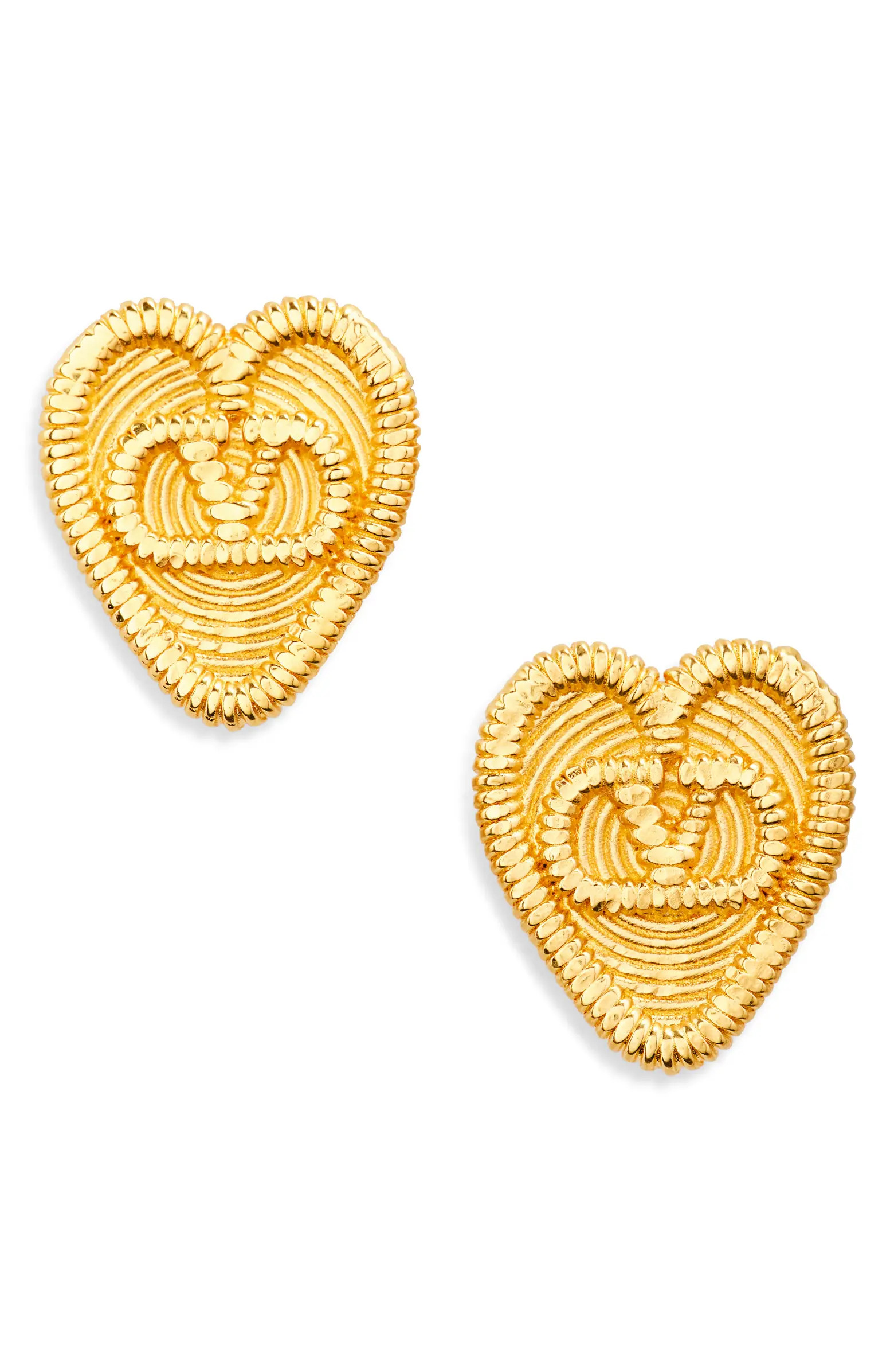 Fil Perdu Heart Stud Earrings | Nordstrom
