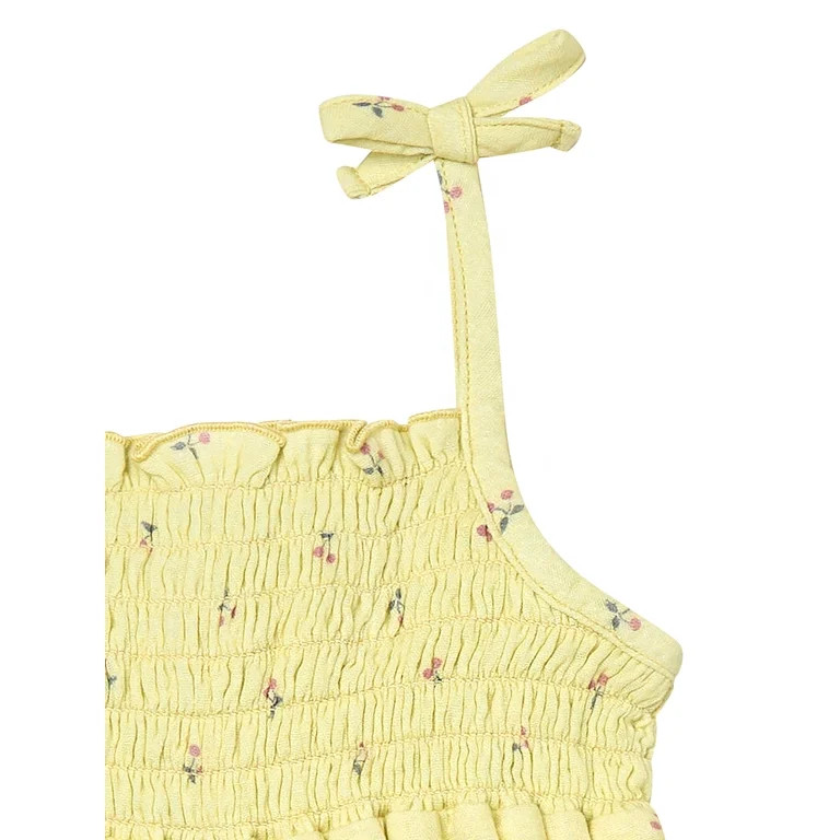 Modern Moments Toddler Girl Sleeveless Wide Leg Romper, Sizes 12M-5T | Walmart (US)