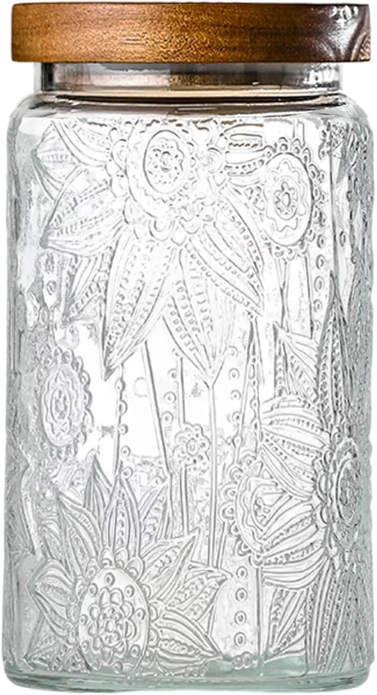 32oz Vintage Glass Jar With Lid, Glass Storage Containers, Airtight Kitchen Storage Containers Fo... | Amazon (US)