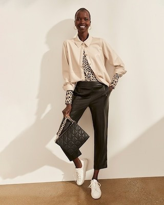 Faux Leather Crops | Chico's