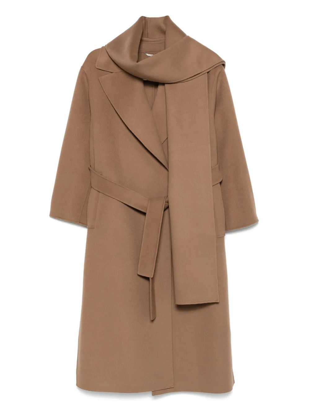 waist-belt wrap coat | Farfetch Global