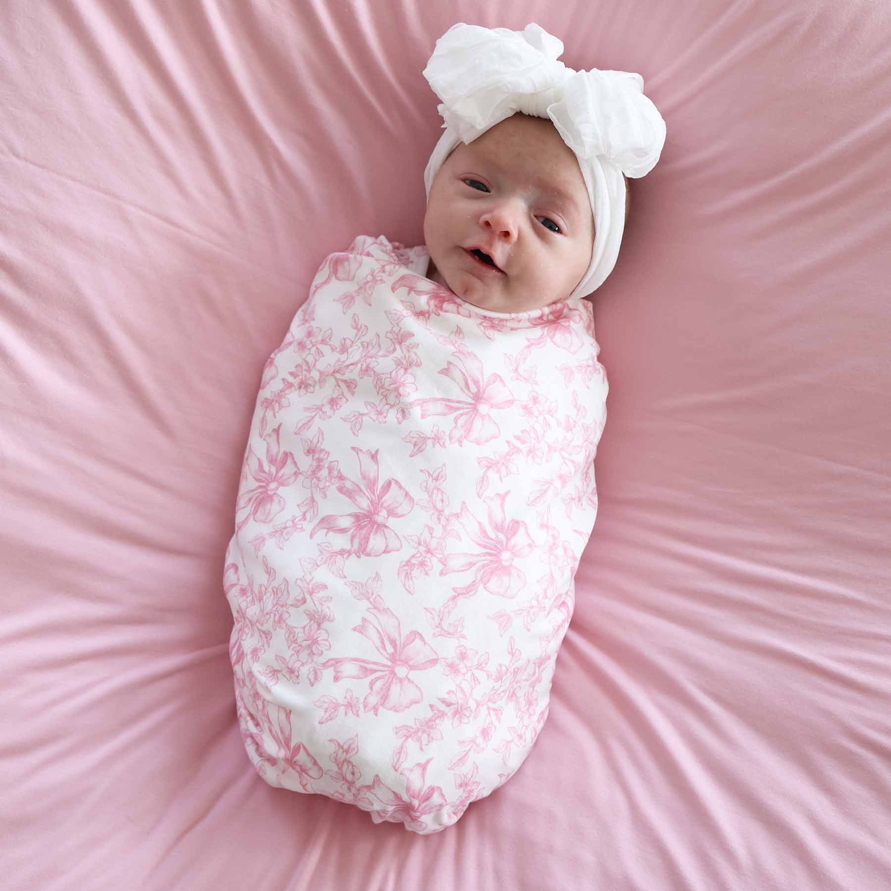 Fancy Frills Oversized Swaddle Blanket | Caden Lane