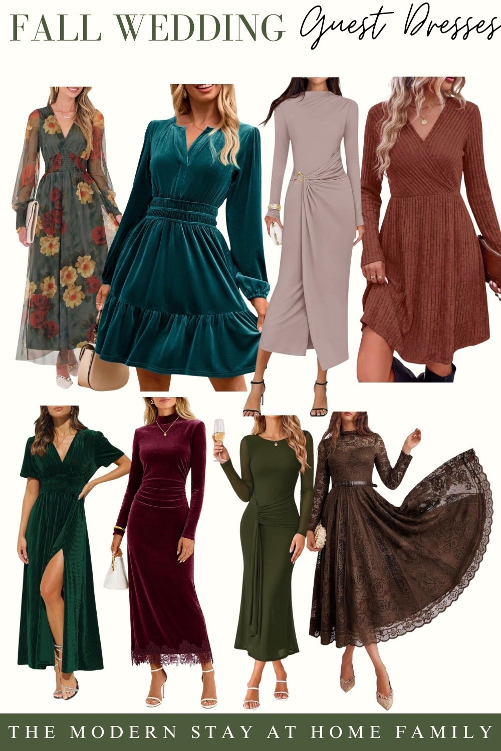 Fall wedding season is here, and these fall wedding guest dresses are perfect for celebrating in style! 🍂 From elegant midi dresses and sophisticated maxi dresses to long sleeve wedding guest dresses, these picks make it easy to create a polished autumn wedding guest outfit. Think rich fall colors, flattering silhouettes, elegant details, and timeless styles that work for October and November weddings. Whether you’re looking for a formal wedding guest dress, semi-formal wedding guest dress, cocktail dress, or a dress for an outdoor fall wedding, these are beautiful options to consider. Pair with heels, ankle boots, a clutch, and simple jewelry for an effortless fall wedding guest look.

fall wedding guest dresses, fall wedding guest outfit, autumn wedding guest dresses, fall dresses for women, wedding guest dresses, dresses to wear to a fall wedding, October wedding guest dress, November wedding guest dress, long sleeve wedding guest dresses, midi wedding guest dresses, maxi wedding guest dresses, formal wedding guest dresses, semi formal wedding guest dresses, cocktail wedding guest dresses, elegant wedding guest dresses, autumn dresses, fall fashion, wedding guest outfit ideas, fall wedding outfits, outdoor fall wedding guest dresses, classy wedding guest dresses, modest wedding guest dresses, stylish wedding guest outfits

#LTKWedding #LTKSeasonal #LTKootd