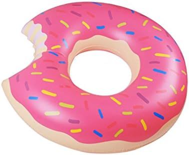Fastwolf Donut Pool Float,Doughnut Float Pink for Summer,Funny Inflatable Vinyl Summer Pool or Be... | Amazon (US)