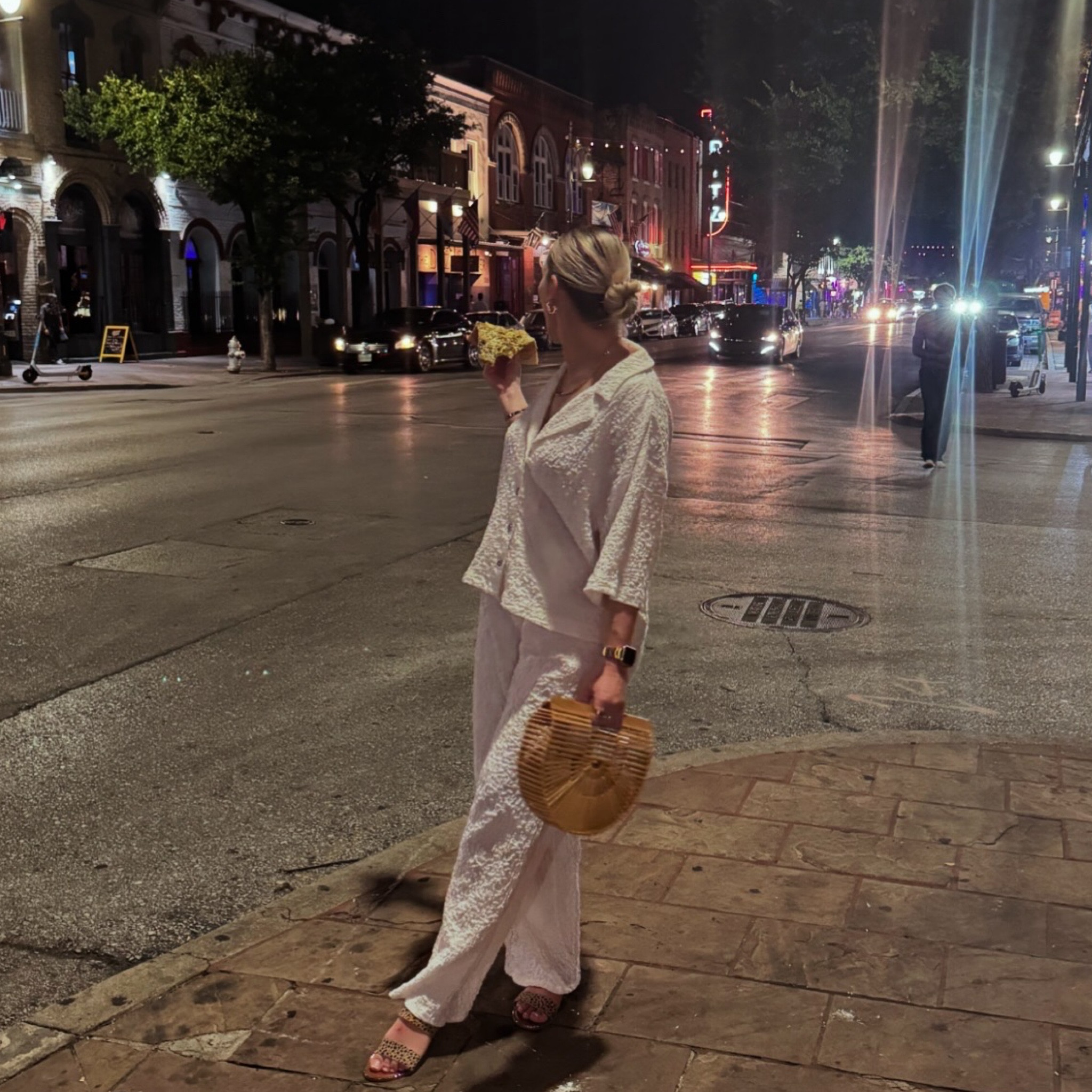 Lightweight white textured  co ord perfect for a hot evening date night! 

#LTKsummer #LTKeurope #LTKuk