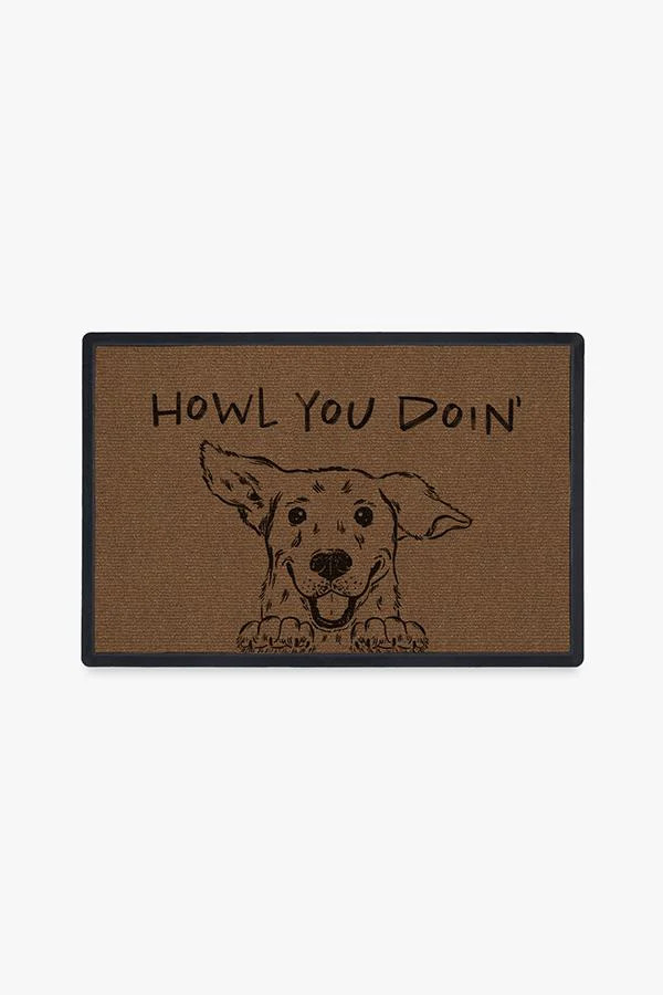 Howl You Doin' Doormat | Ruggable | Ruggable