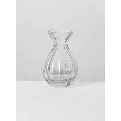 BonifaÌcio Clear 6'' Glass Table Vase Red Barrel StudioÂ® | Wayfair North America