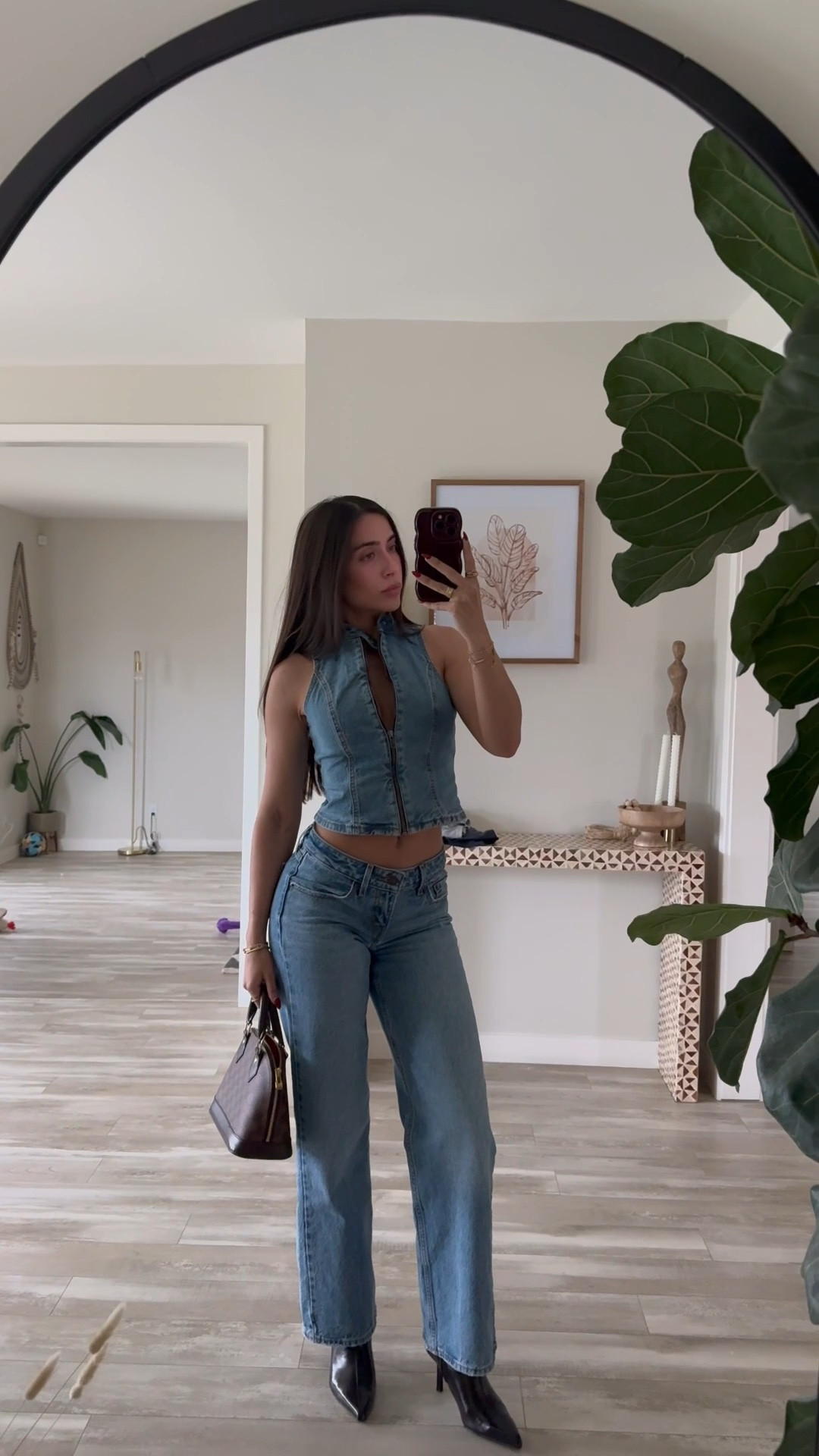 Denim on denim 

#LTKPetite #LTKWatchNow #LTKStyleTip