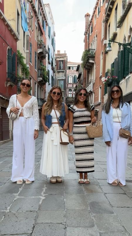 Summer vacation outfit inspo 🫶🏼
Roundup of our outfits in Venice, Italy 🇮🇹


#summeroutfits #vacationoutfit #summerstyle #italyoutfit 

#LTKTravel #LTKFindsUnder50 #LTKStyleTip
