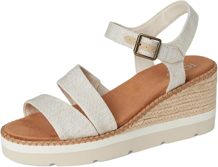 TOMS Women's Darya Wedge Espadrille Heel Casual Sandal | Amazon (US)