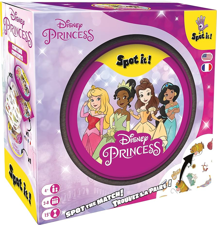 Spot It!/Dobble - Disney Princess - A Board Game by Zygomatic - 2 to 5 Players - Board Games for ... | Amazon (CA)