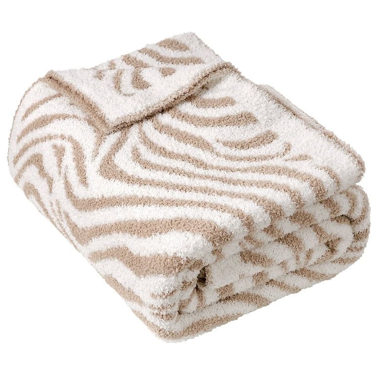 Livhil Soft Micro Zebra Blanket (50x60 inches, ) Warm Reversible Zebra Throw Blanket for Couch Be... | Walmart (US)