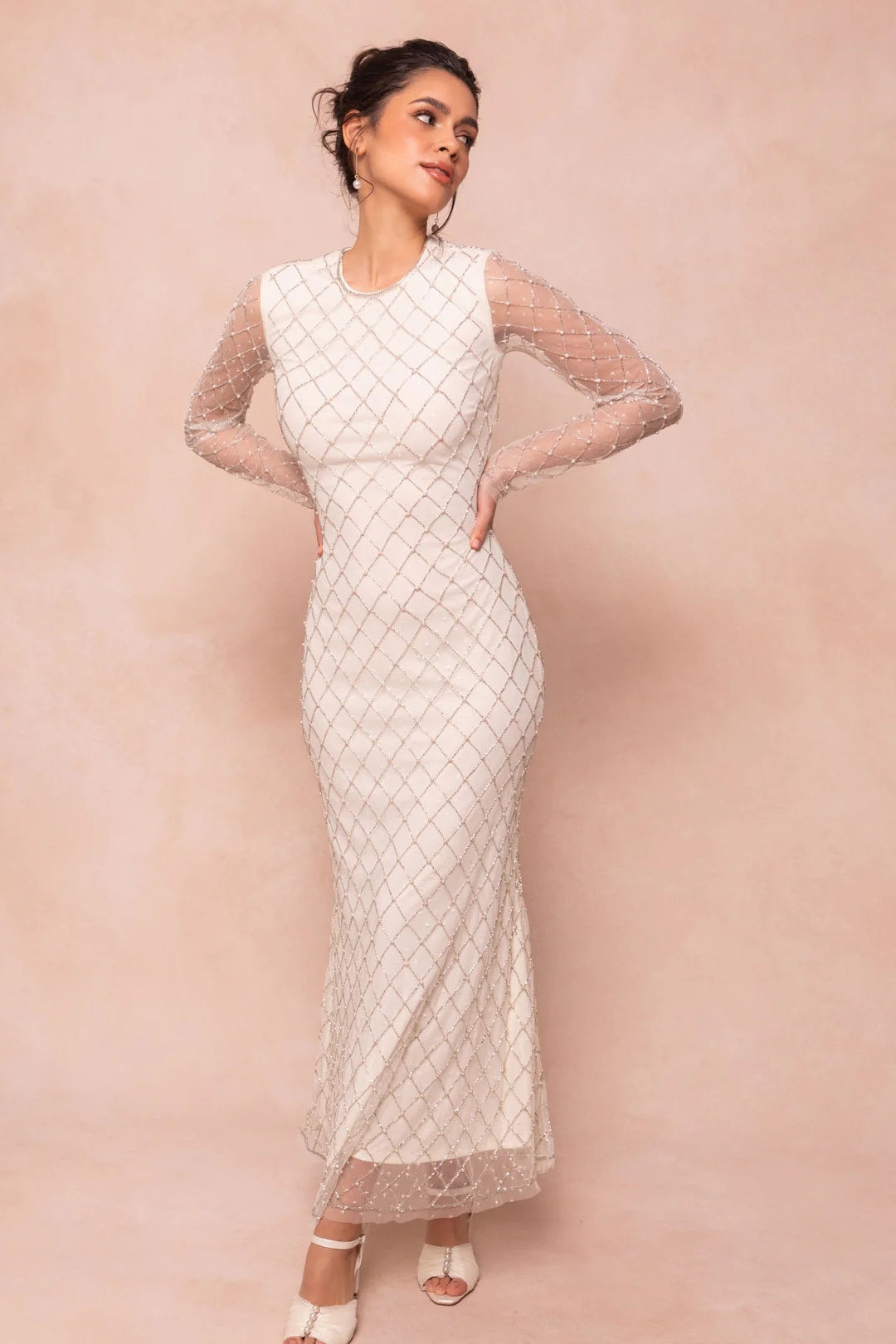 Gatsby Dress in White - FINAL SALE | Ivy City Co