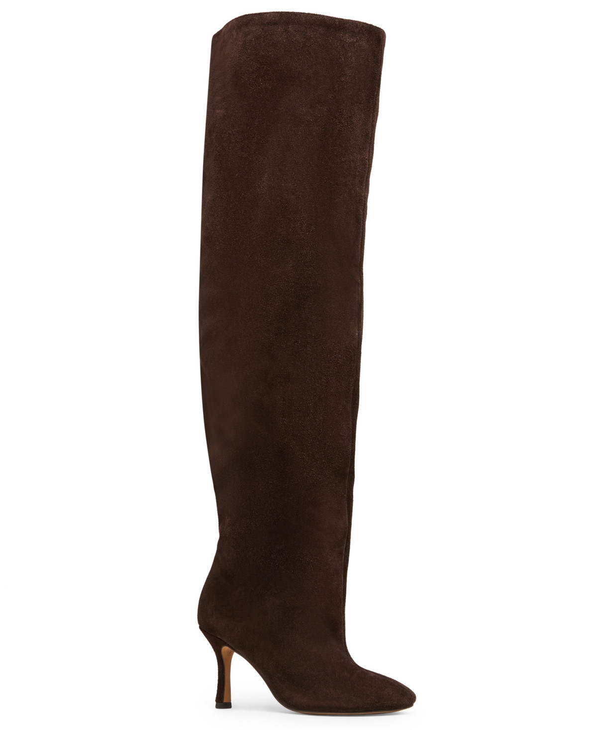 Steve Madden Women's Allison Stovepipe Over-The-Knee Round Toe Dress Boots - Brown Suede | Macy's