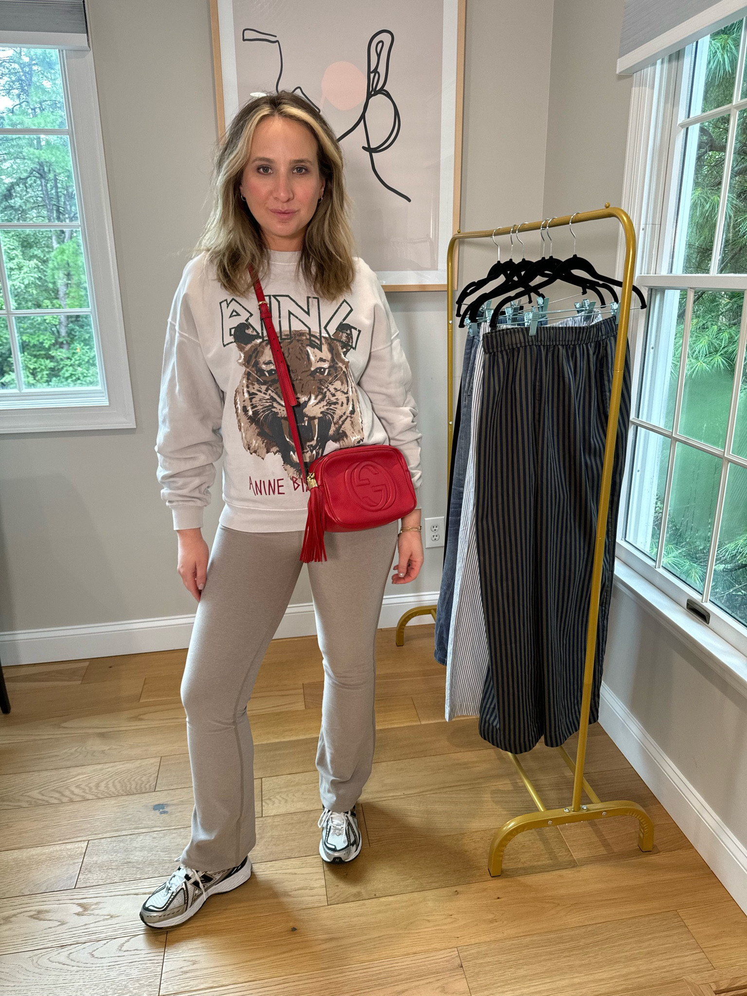 Showing you how to style the @beyond yoga flared pants from my latest “your rack” video. I love this monotone look paired with your favorite sweatshirt and a chunkier sneaker. Don’t forget a pop of color for your crossbody bag 😉!

#LTKSeasonal #LTKStyleTip #LTKU