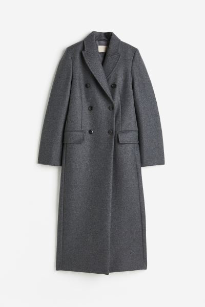 Wool-blend Coat - Dark gray - Ladies | H&M US | H&M (US + CA)