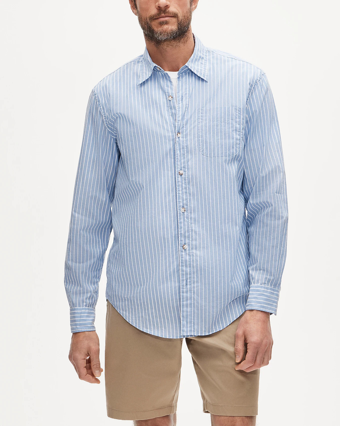 Seaport lightweight poplin shirt | J. Crew US