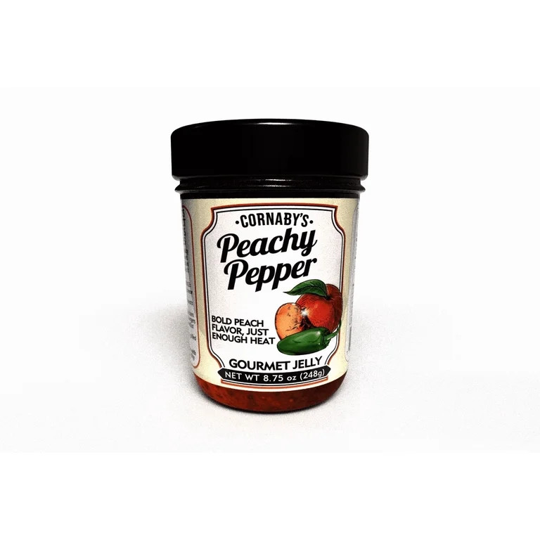 Cornaby's Gourmet Jam Gluten-Free, Peachy Pepper 8.75 oz | Walmart (US)