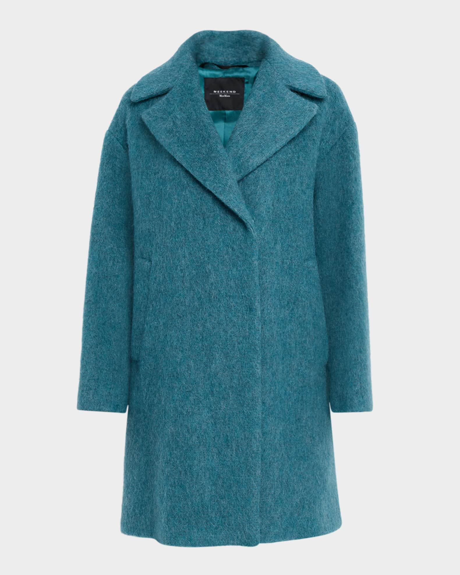 Weekend Max Mara Rada Wool Alpaca & Mohair Midi Coat | Neiman Marcus