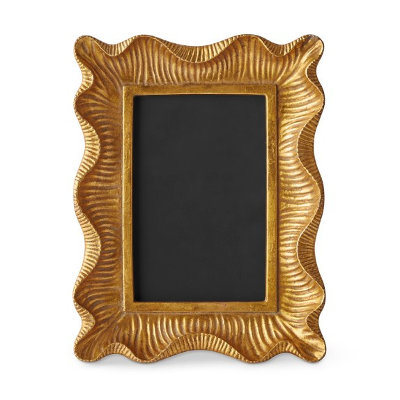 AERIN x Williams Sonoma Home Gold Scalloped Gallery Frame | Williams-Sonoma